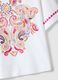 White pure cotton t-shirt regular fit with embroidery_5