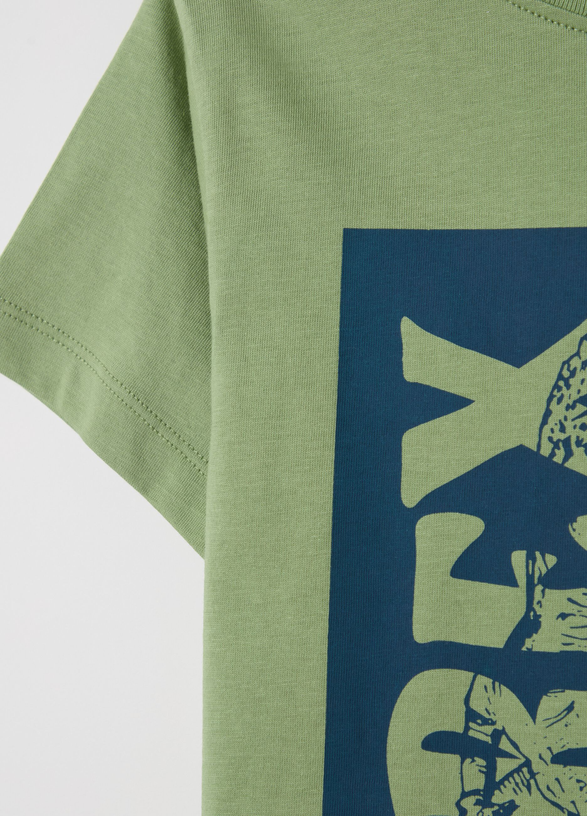 T-shirt in cotone con stampa