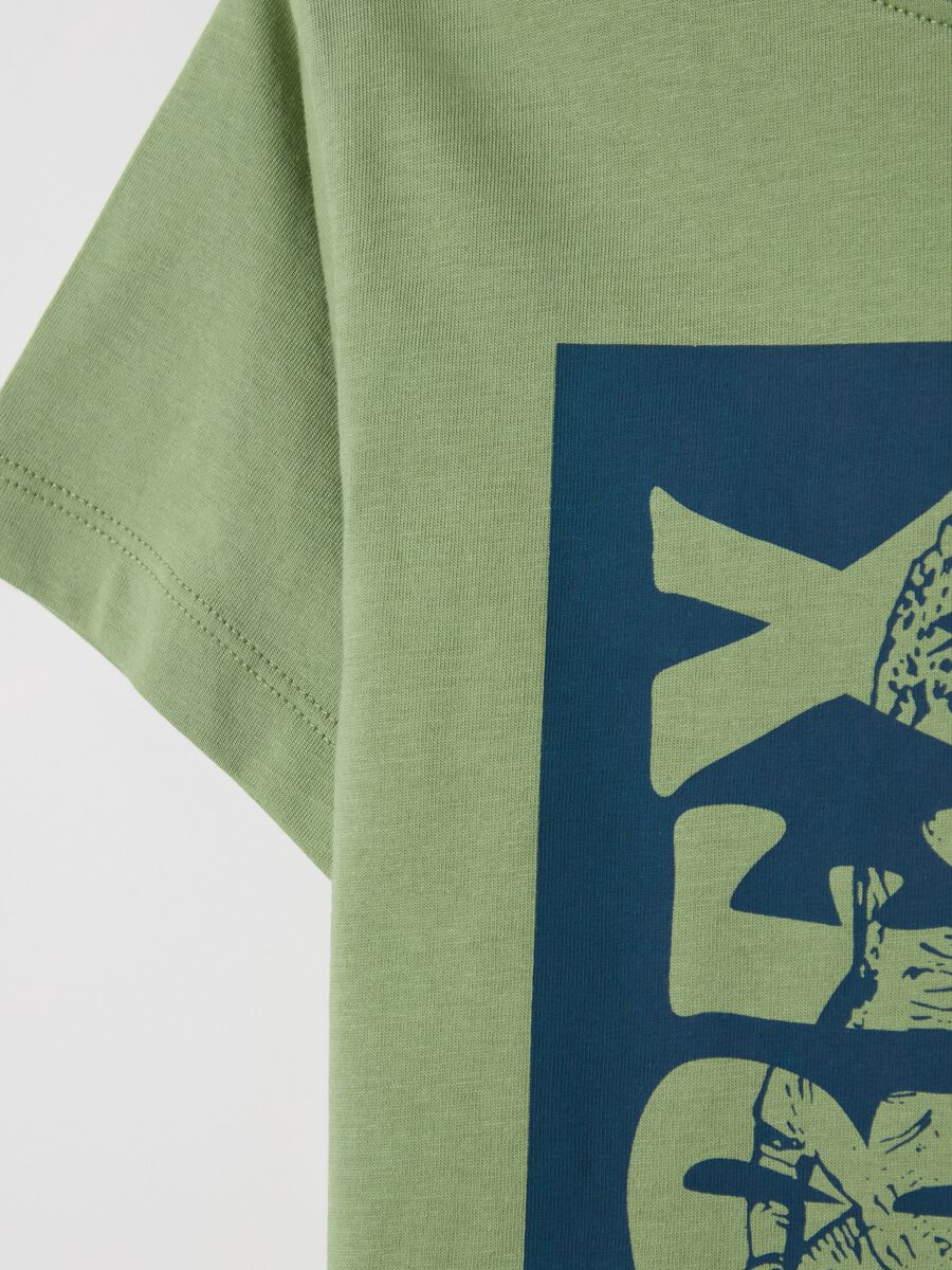 Cotton T-shirt with print_3
