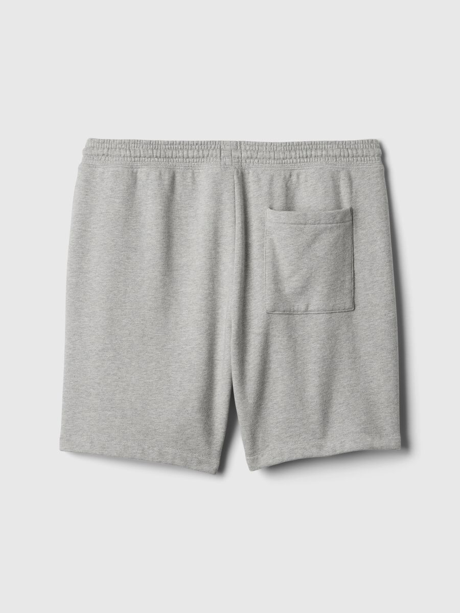 Bermuda joggers in fleece with drawstring_5