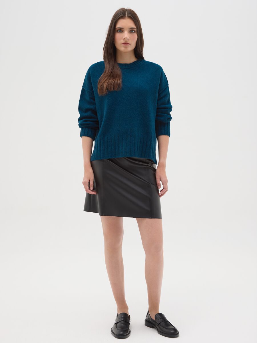 Oversized blue blend sweater_1