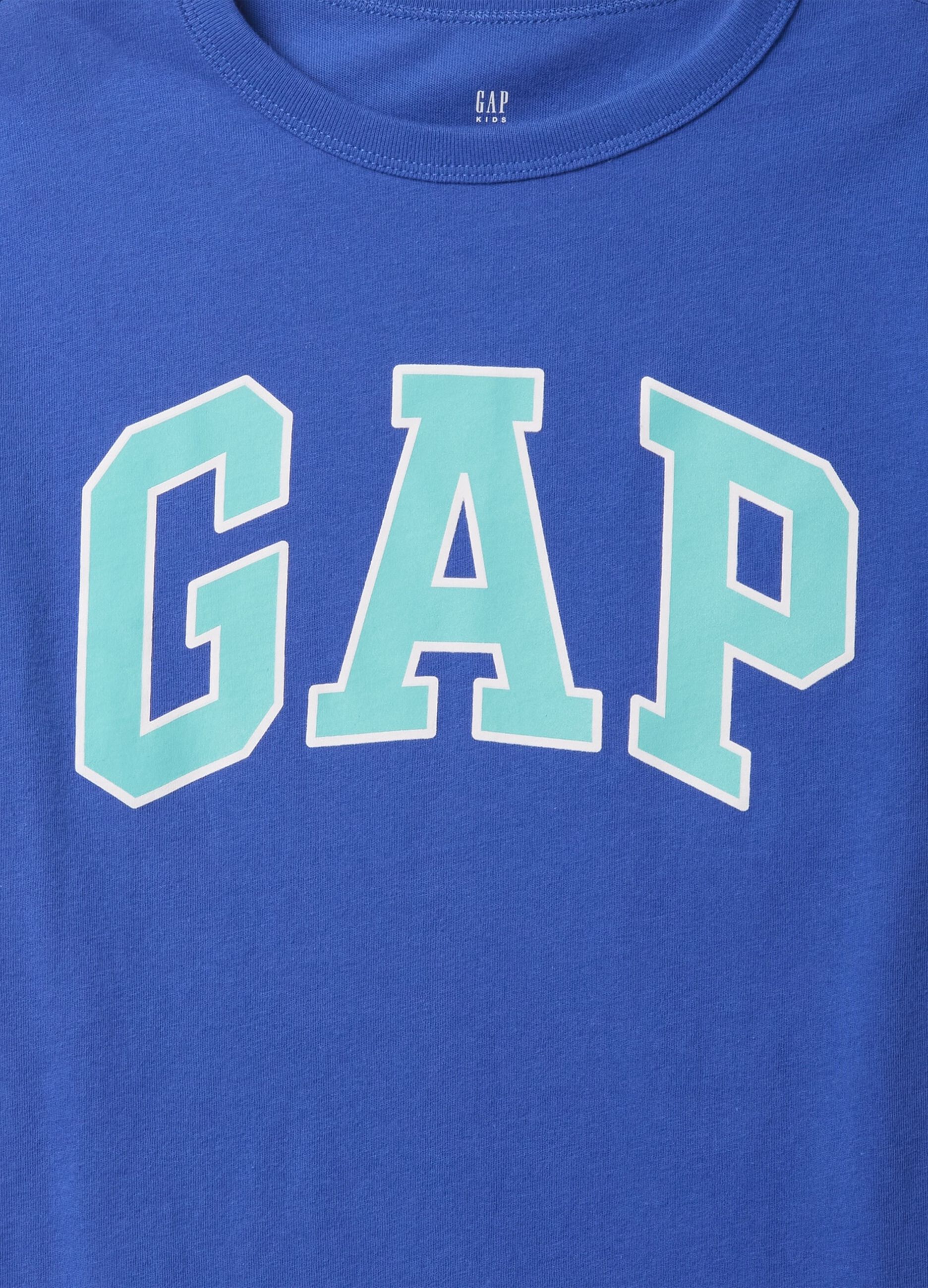 Blue GAP Logo Cotton T-shirt