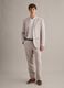 Slim Fit Beige Pure Linen Blazer_1
