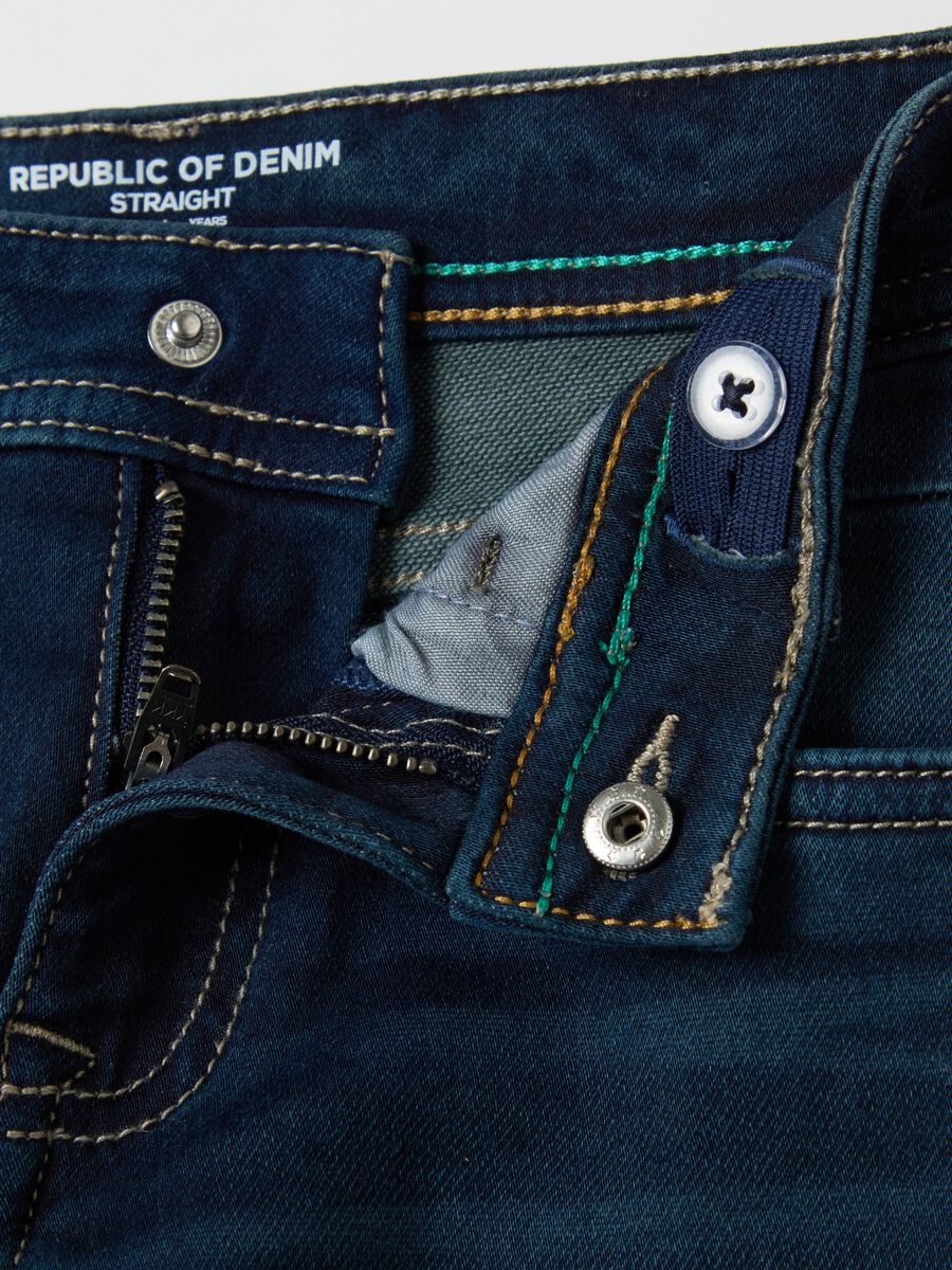 Five-pocket,straight-fit jeans_2