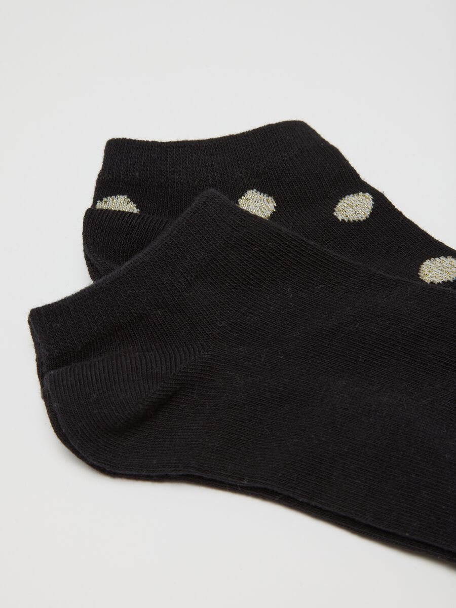 Multicolour dotted cotton socks tripack_2