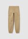Stretch cotton cargo joggers_4