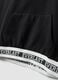Black cotton-blend hooded sweatshirt_1