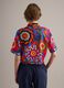 Multicoloured pure cotton crop shirt_3