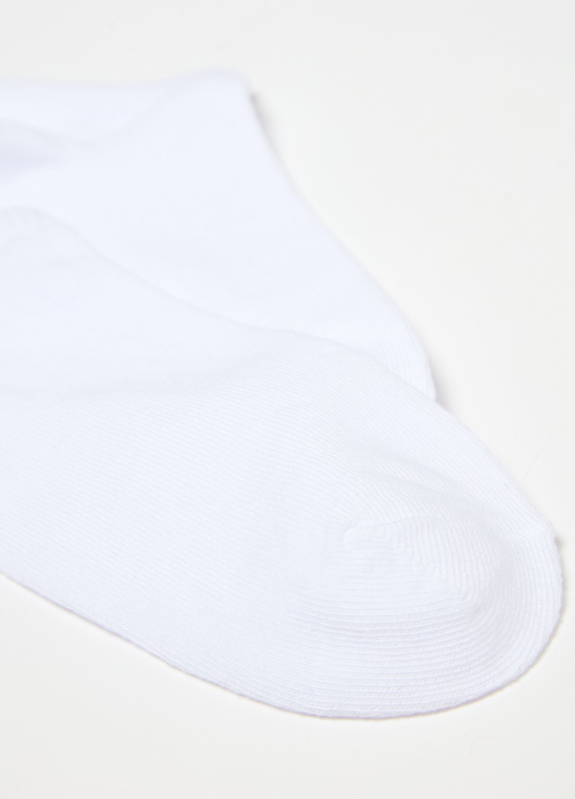 Five-pair pack stretch organic cotton shoe liners