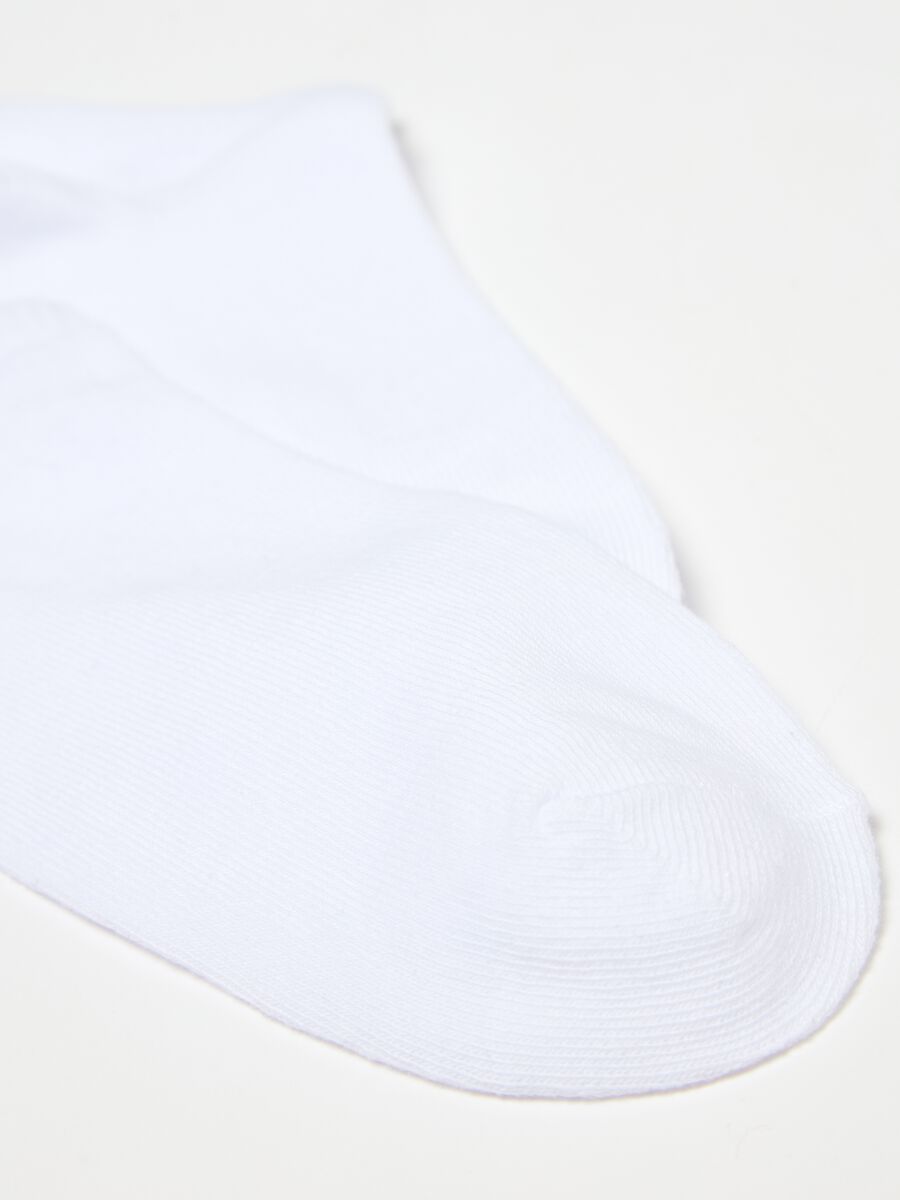 Five-pair pack stretch organic cotton shoe liners_2