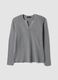 Grey cotton-blend regular-fit Henley top_4