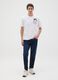 White pure cotton T-shirt relaxed fit with print_1
