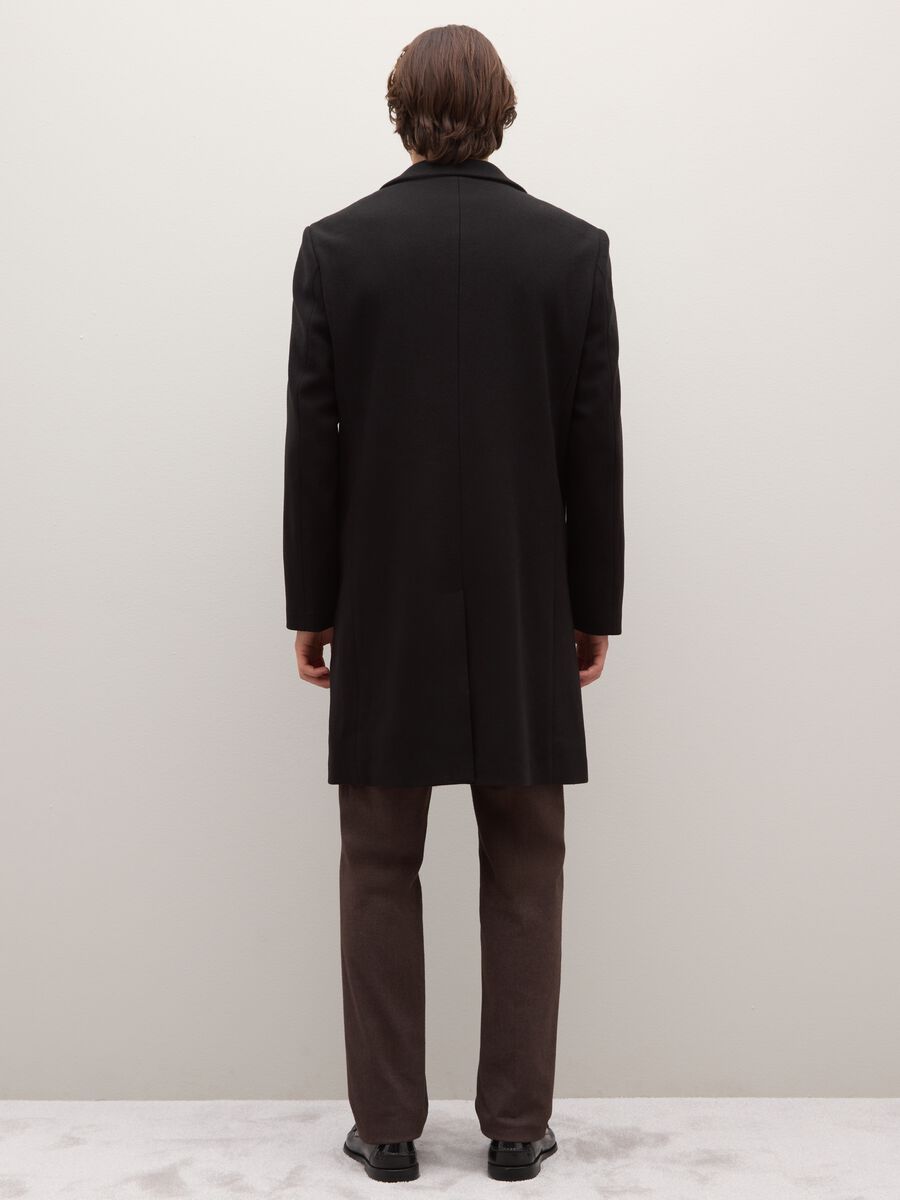 Stretch Black Velvet Coat_3