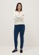 Skinny Fit Stretch Cotton Blue Trousers_0