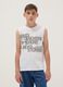 White organic cotton tank top_0