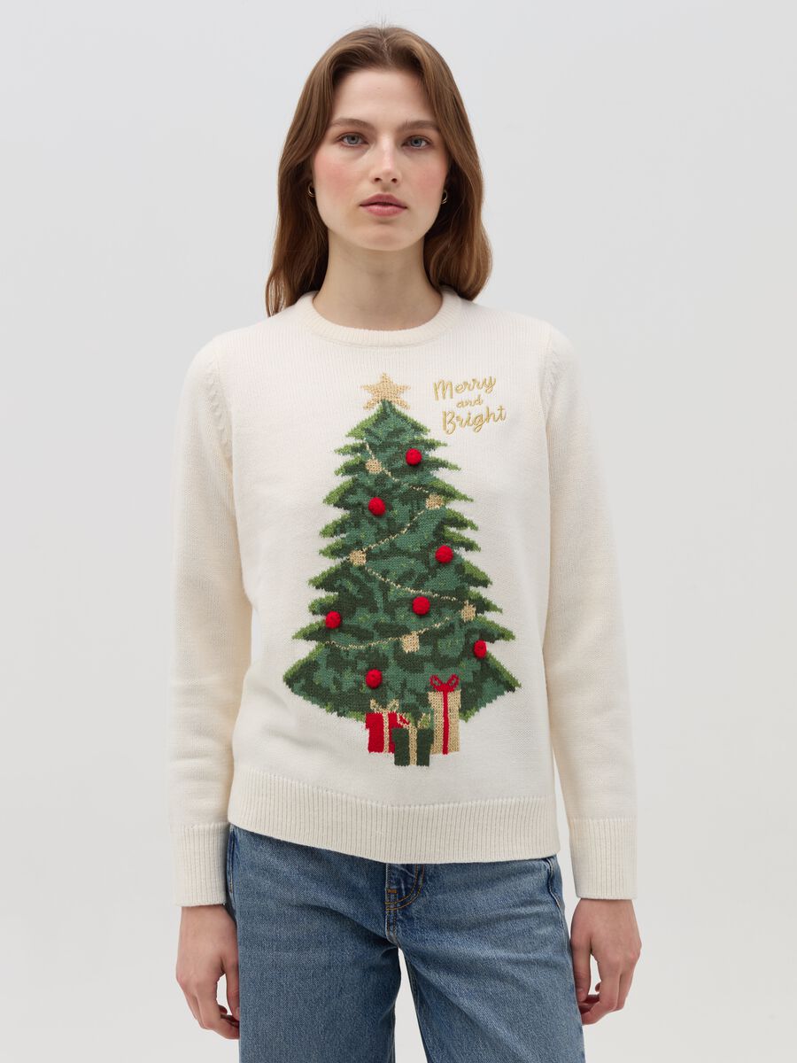 Christmas Jumper with Christmas tree_0