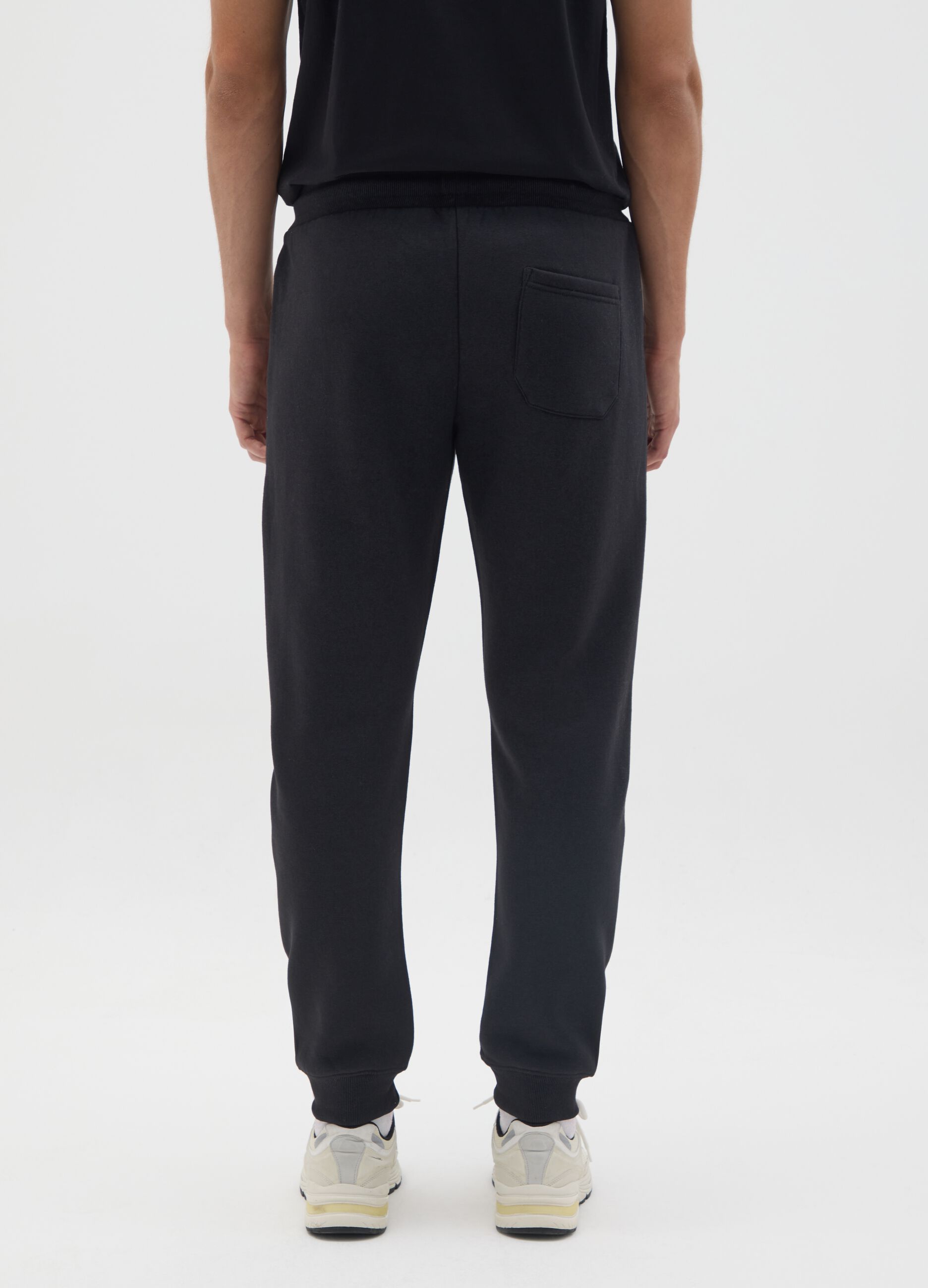 Everlast Black Cotton Blend Jogger Trousers