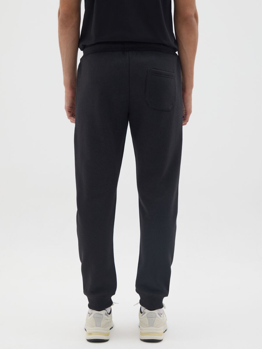 Pantaloni jogger in misto cotone nero Everlast_2