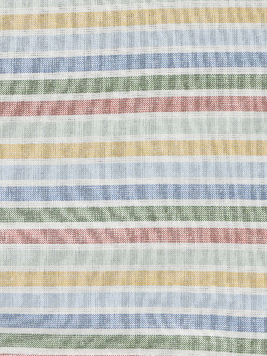 6-Seater tablecloth in striped cotton_1