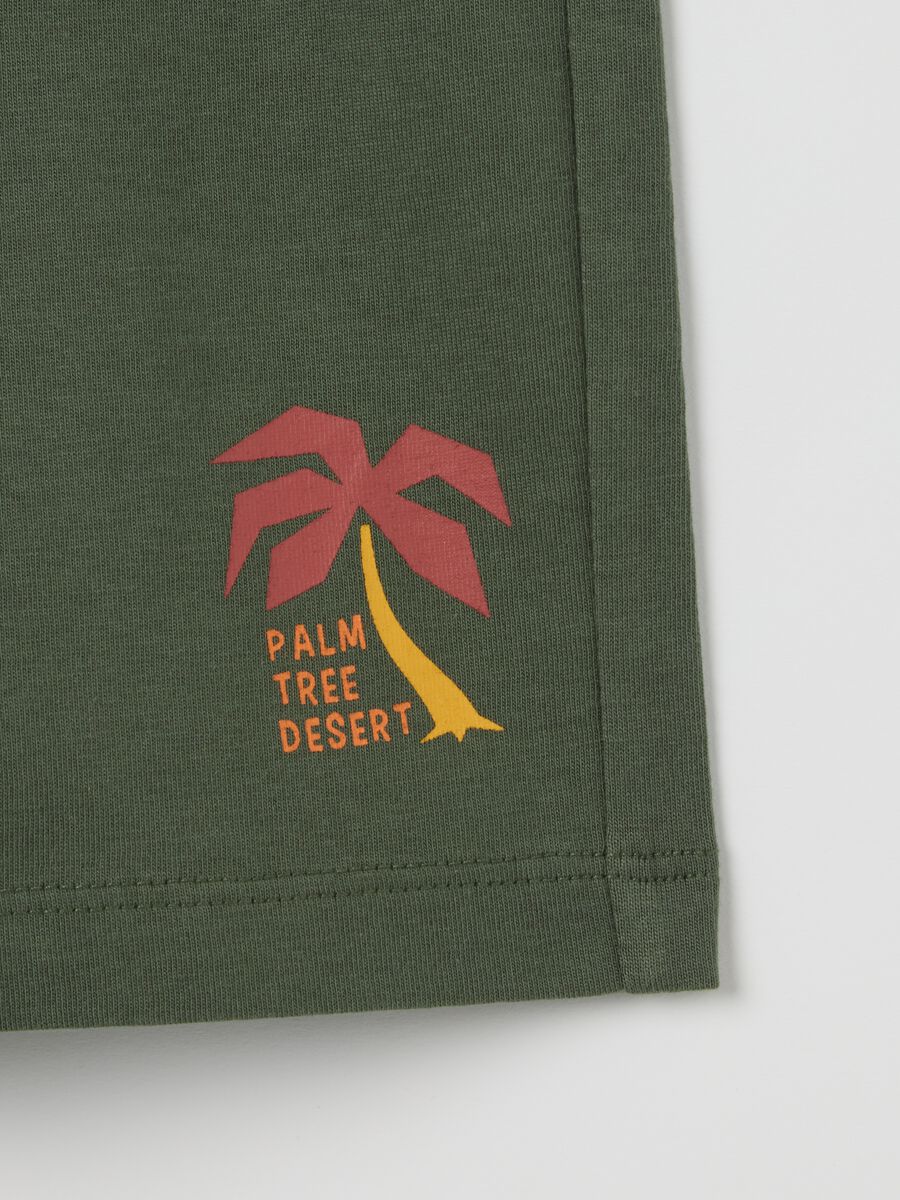 OVS Kids Green Cotton Shorts_2
