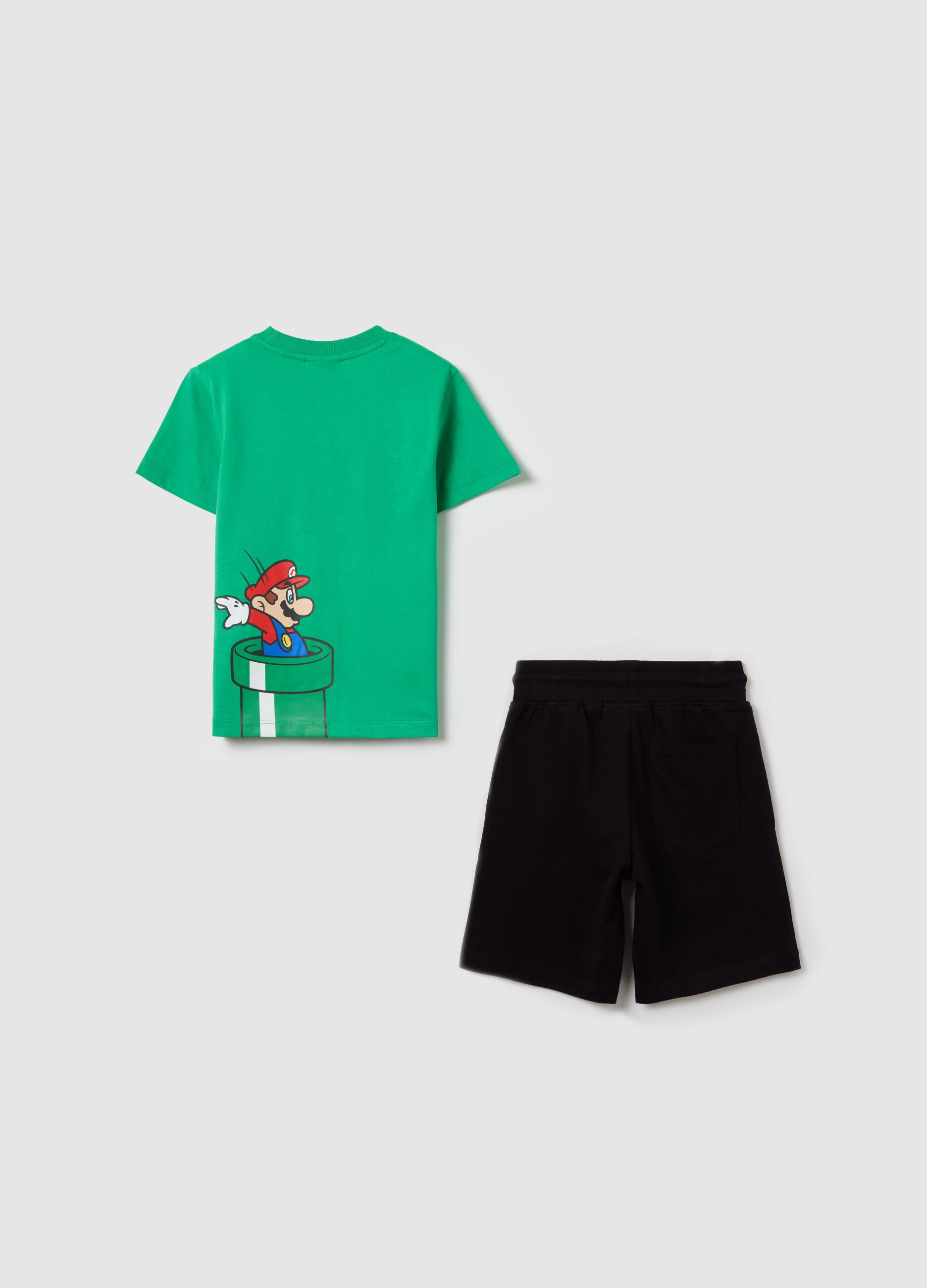 Jogging set in cotone con stampa Super Mario™