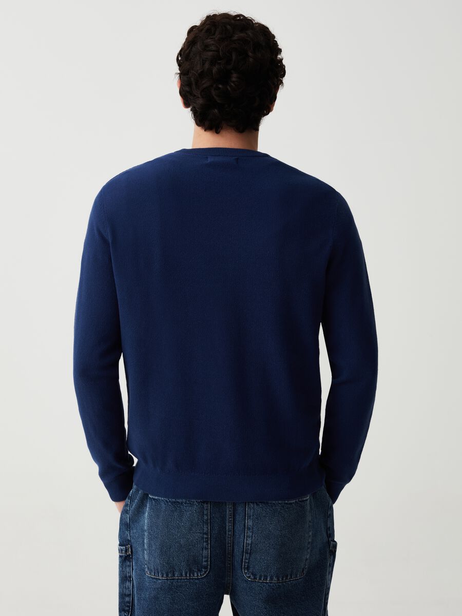 Cotton pullover with round neck_2