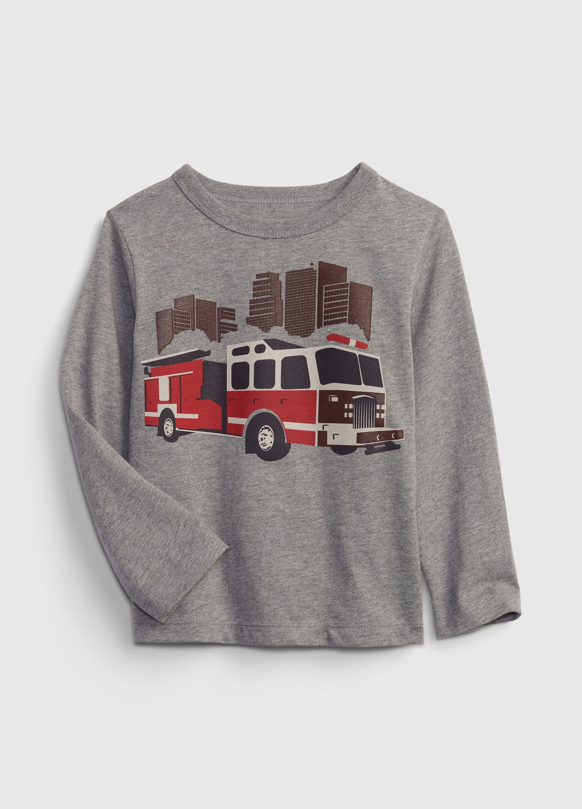T-shirt a maniche lunghe con stampa