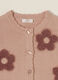 Pink cardigan with cotton flowers_2