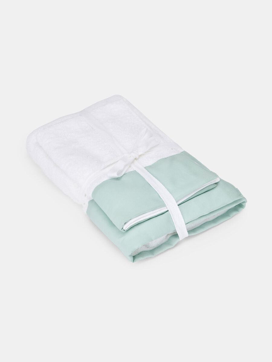 Set asciugamani in puro cotone_0