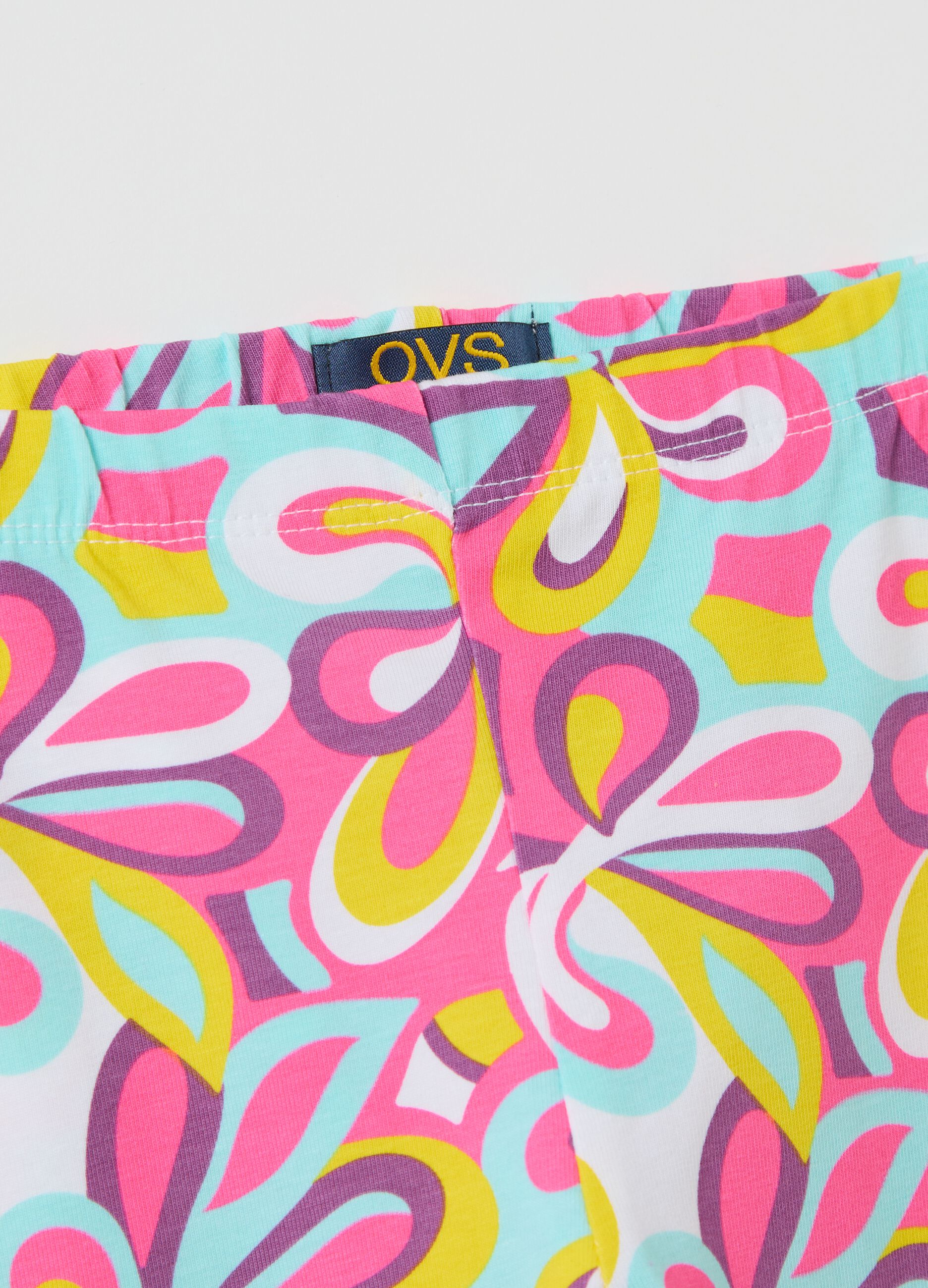 Pink jogging set in cotton