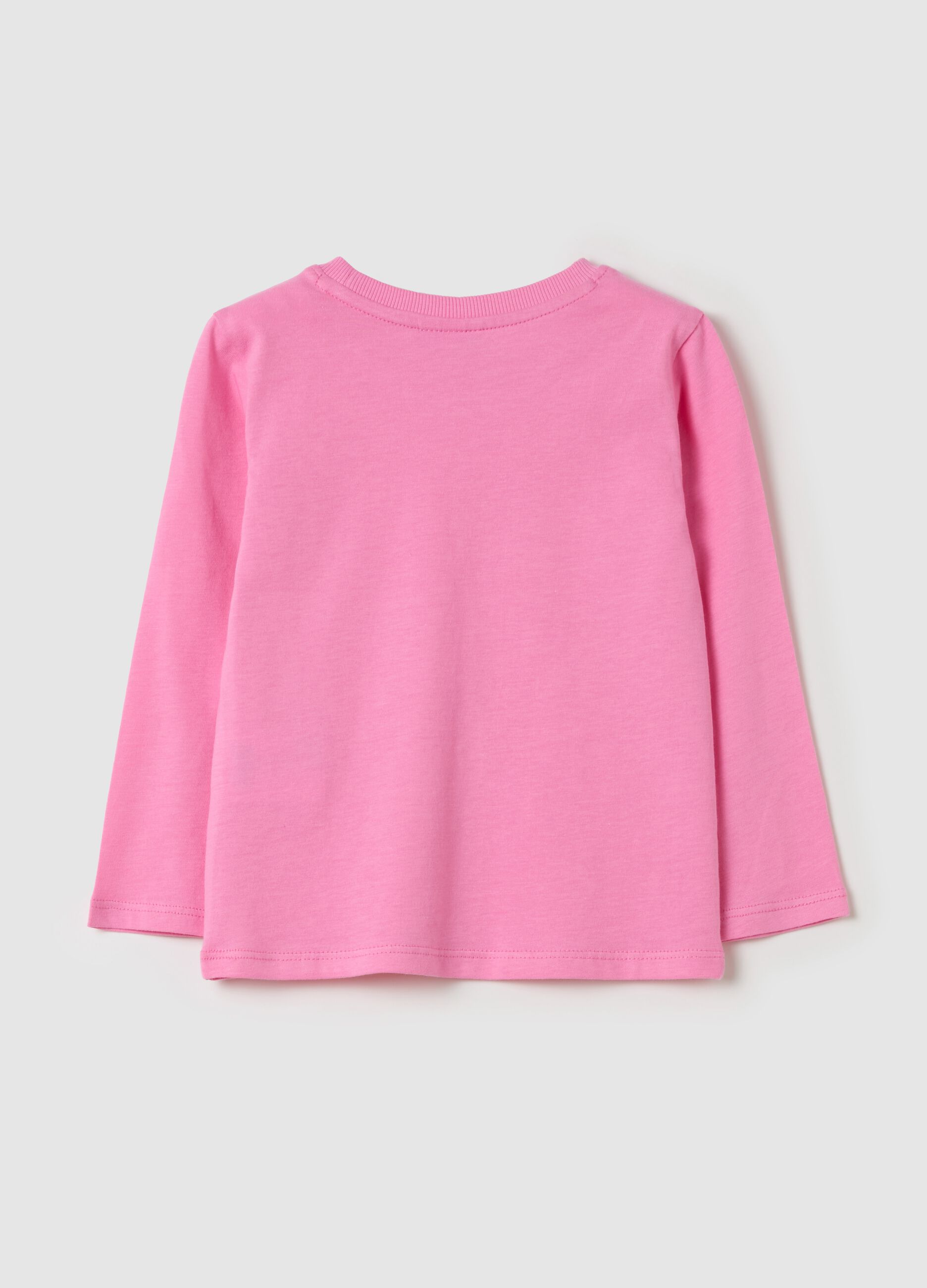 T-shirt a maniche lunghe con stampa 