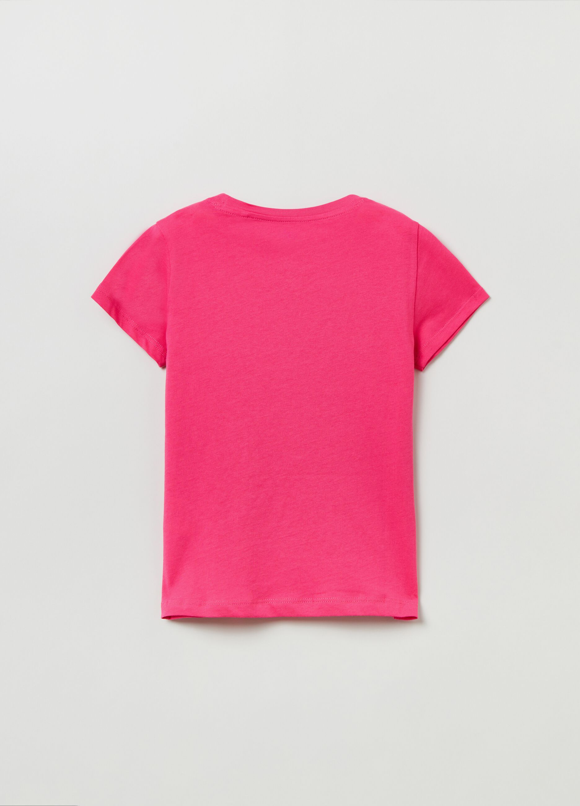 T-shirt in cotone tinta unita_1