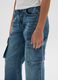Girls' Jeans in Pure Cotton Denim Regular Fit_2