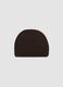 Cappello marrone a costine_0