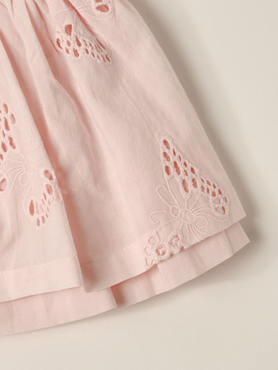 IANA newborn girl skirt in 100% cotton broderie anglaise_2