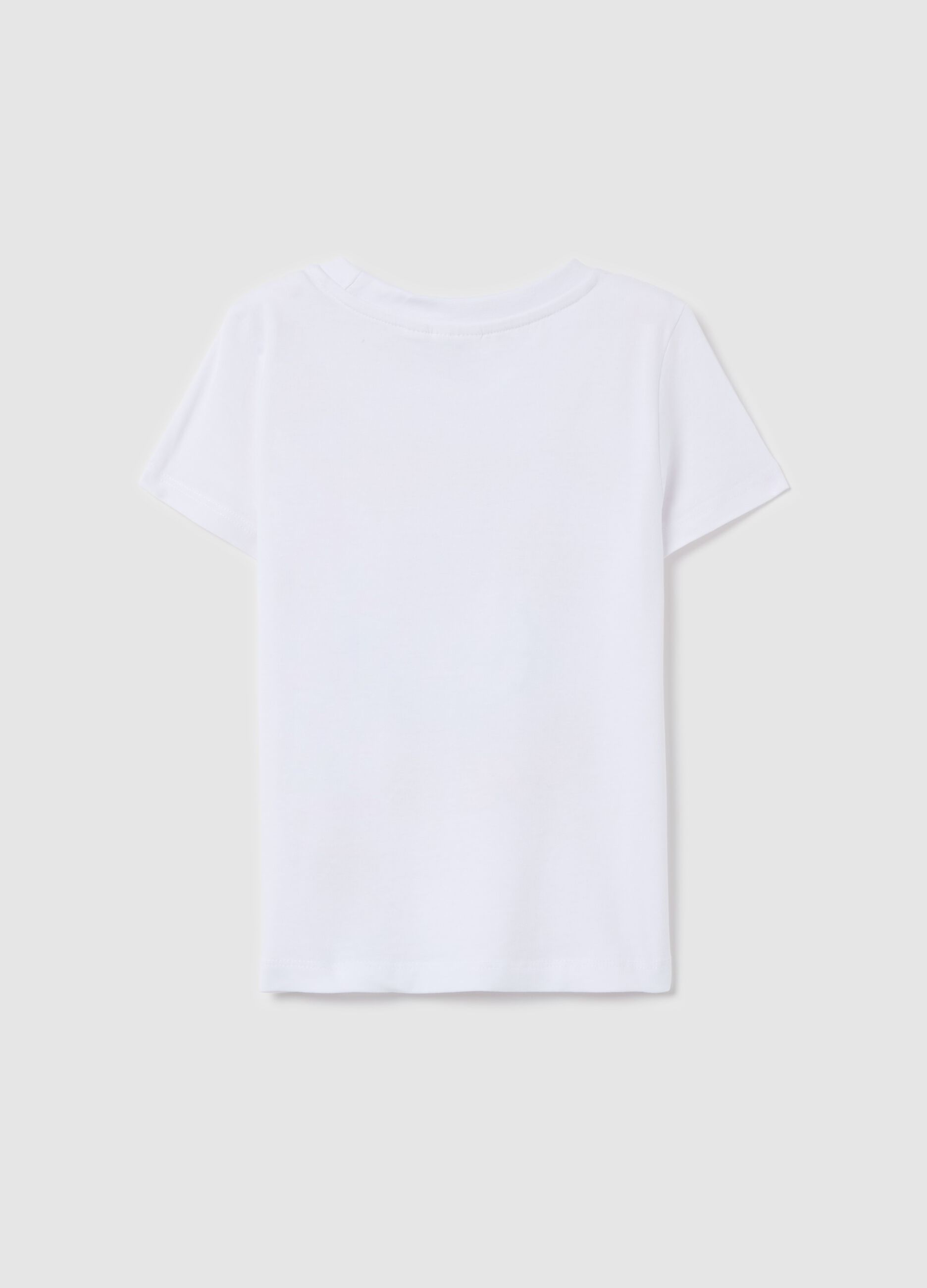 T-shirt con stampa Hello Kitty e paillettes 