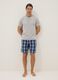 Multicolour Regular Fit Short Pyjamas in Pure Cotton_0