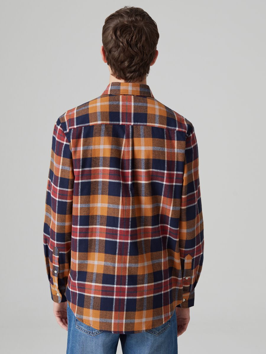 Camicia in flanella con tasca fantasia check_2