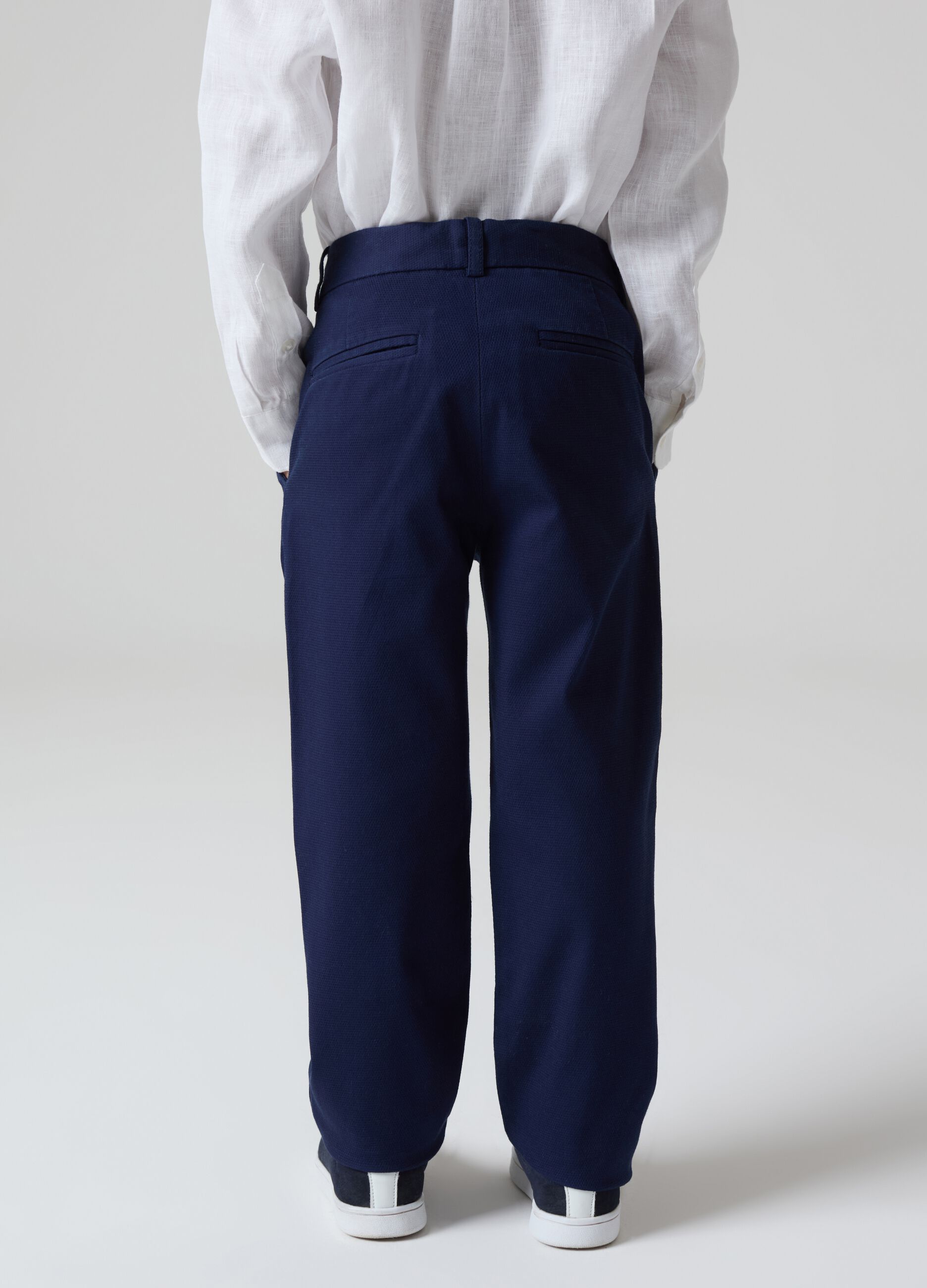 Stretch cotton chinos