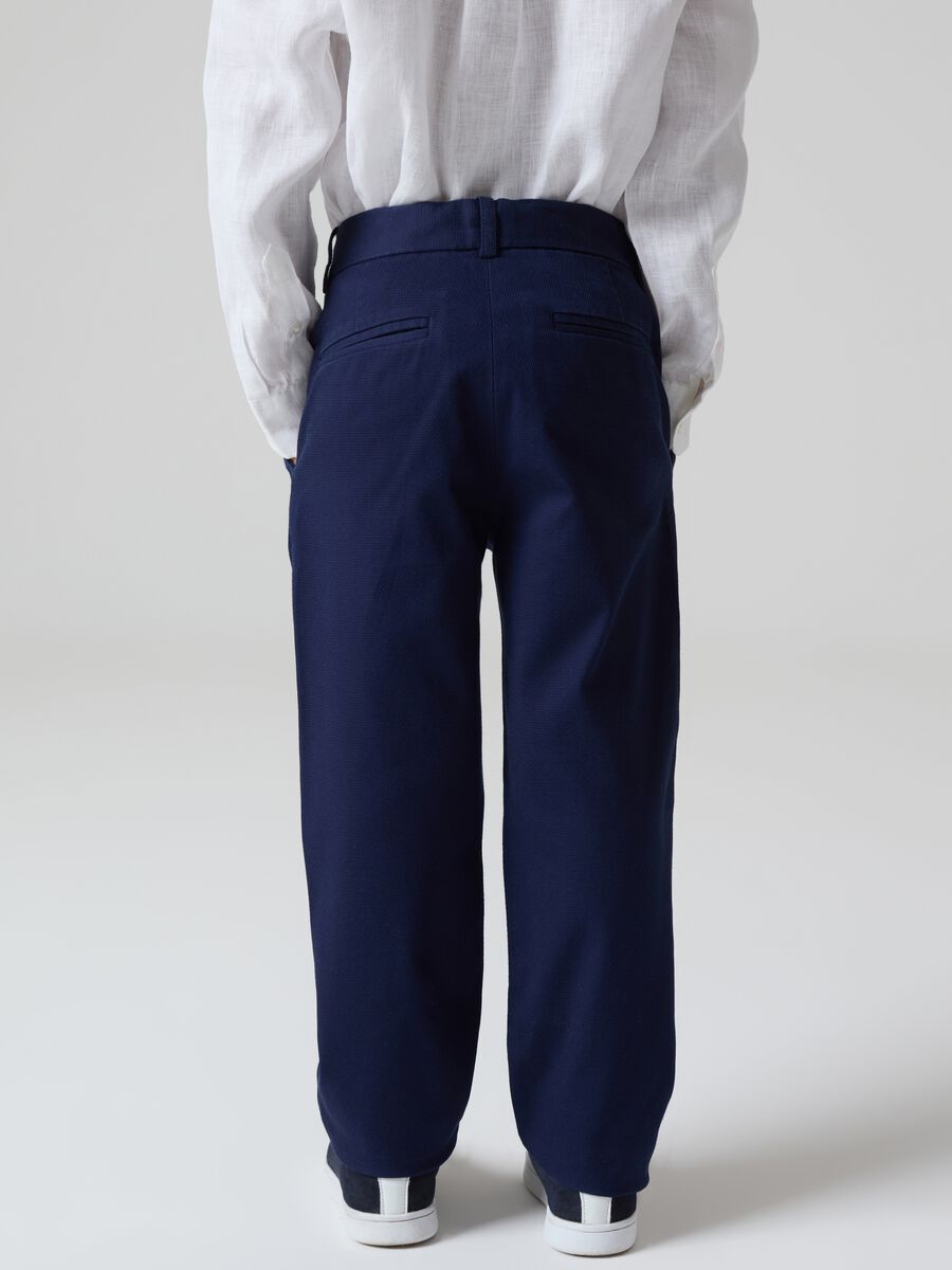 Pantaloni chino in cotone stretch_2