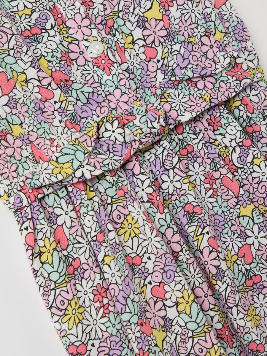 Floral dress in viscose_3
