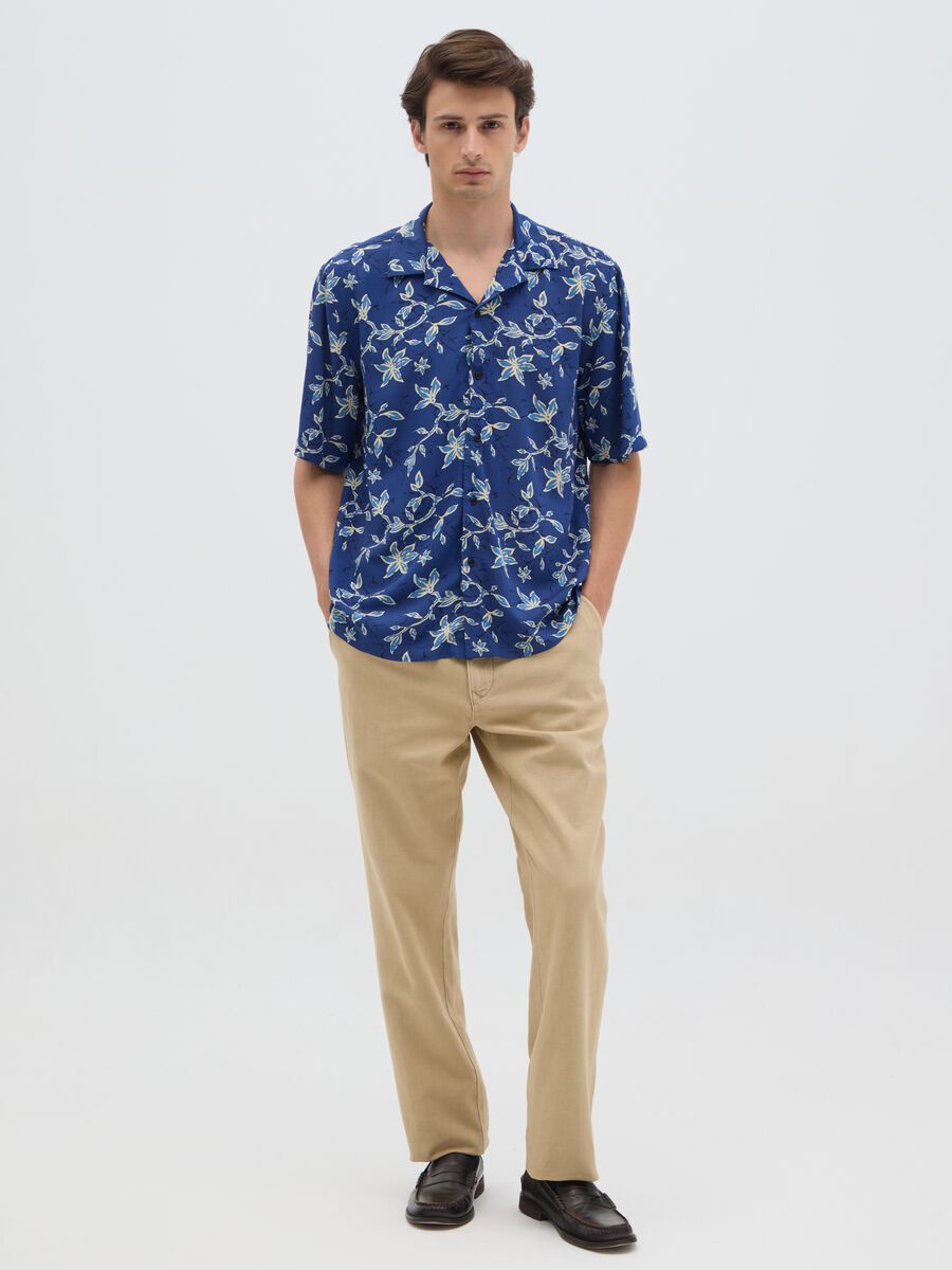 Men's Multicolour Over Fit Shirt_1