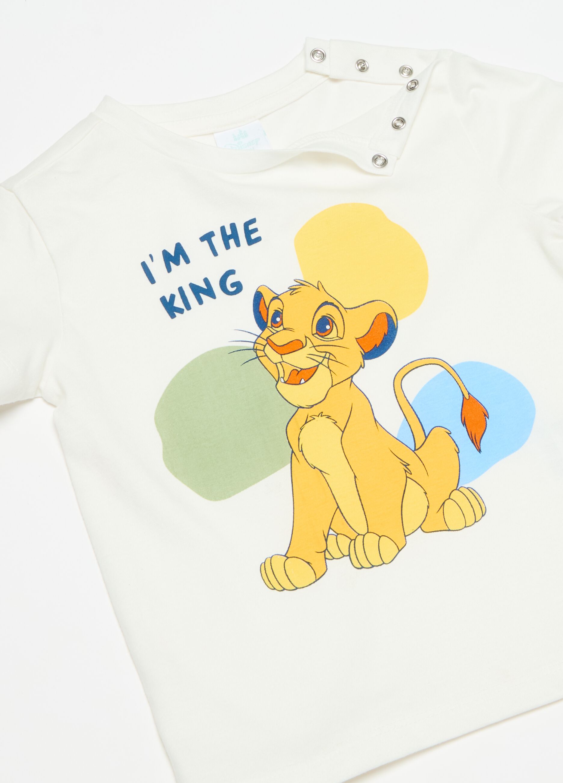 Jogging set in cotone con stampa Il Re Leone