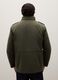 Regular fit green jacket with pockets and zip closure_3