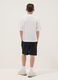 Black and white pure cotton printed boys&rsquo; co-ord set, oversized fit_1