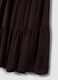 Brown maxi skirt in pure viscose_5