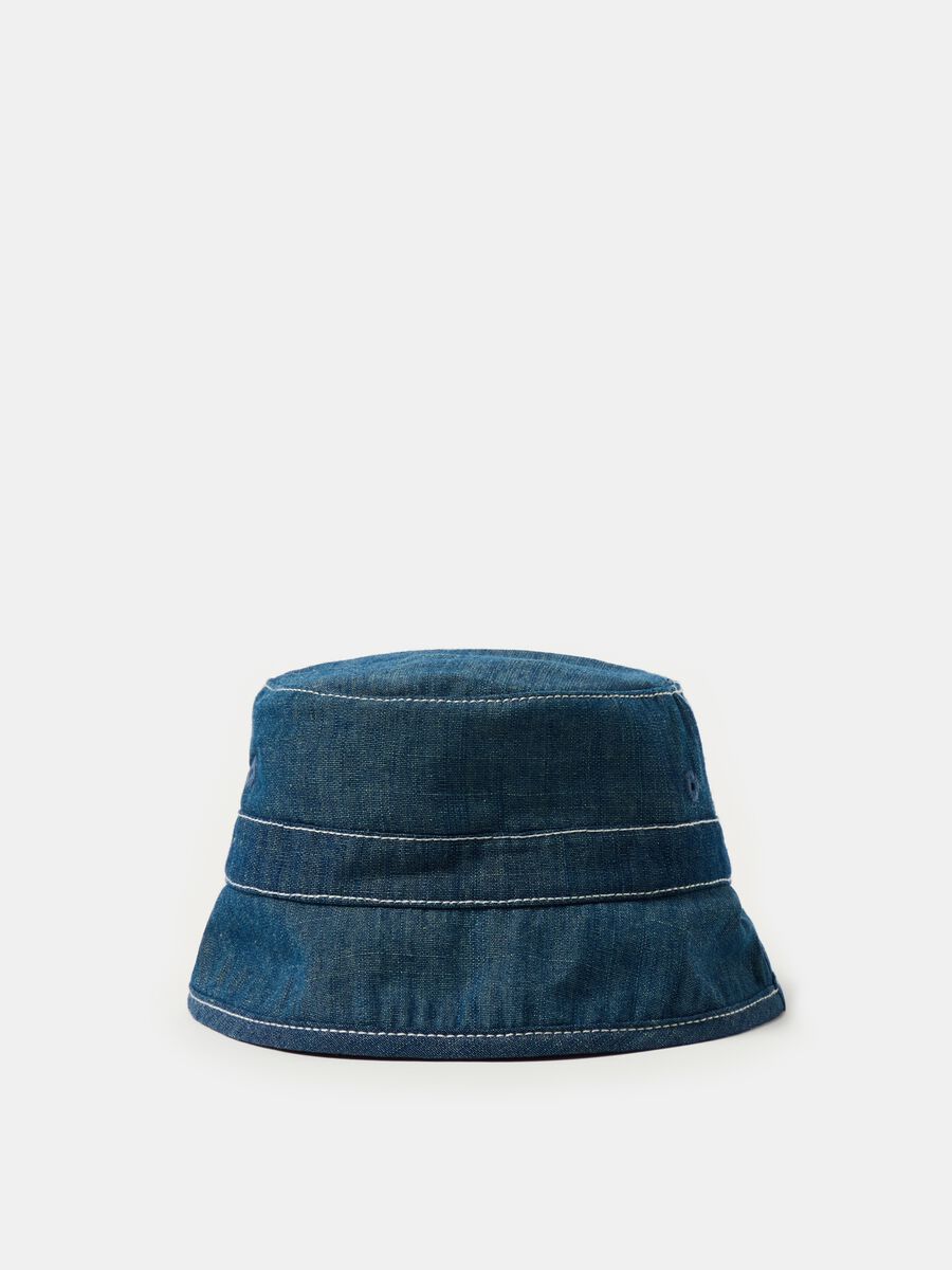 Cappello alla pescatora in denim_0