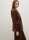 Brown Cotton Blend Regular Fit Blazer_3