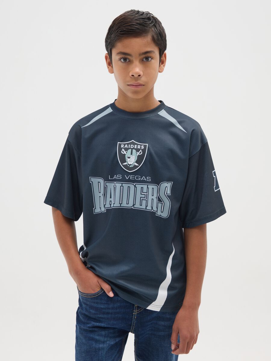 Multicolor regular fit kids' T-shirt Las Vegas Raiders_0