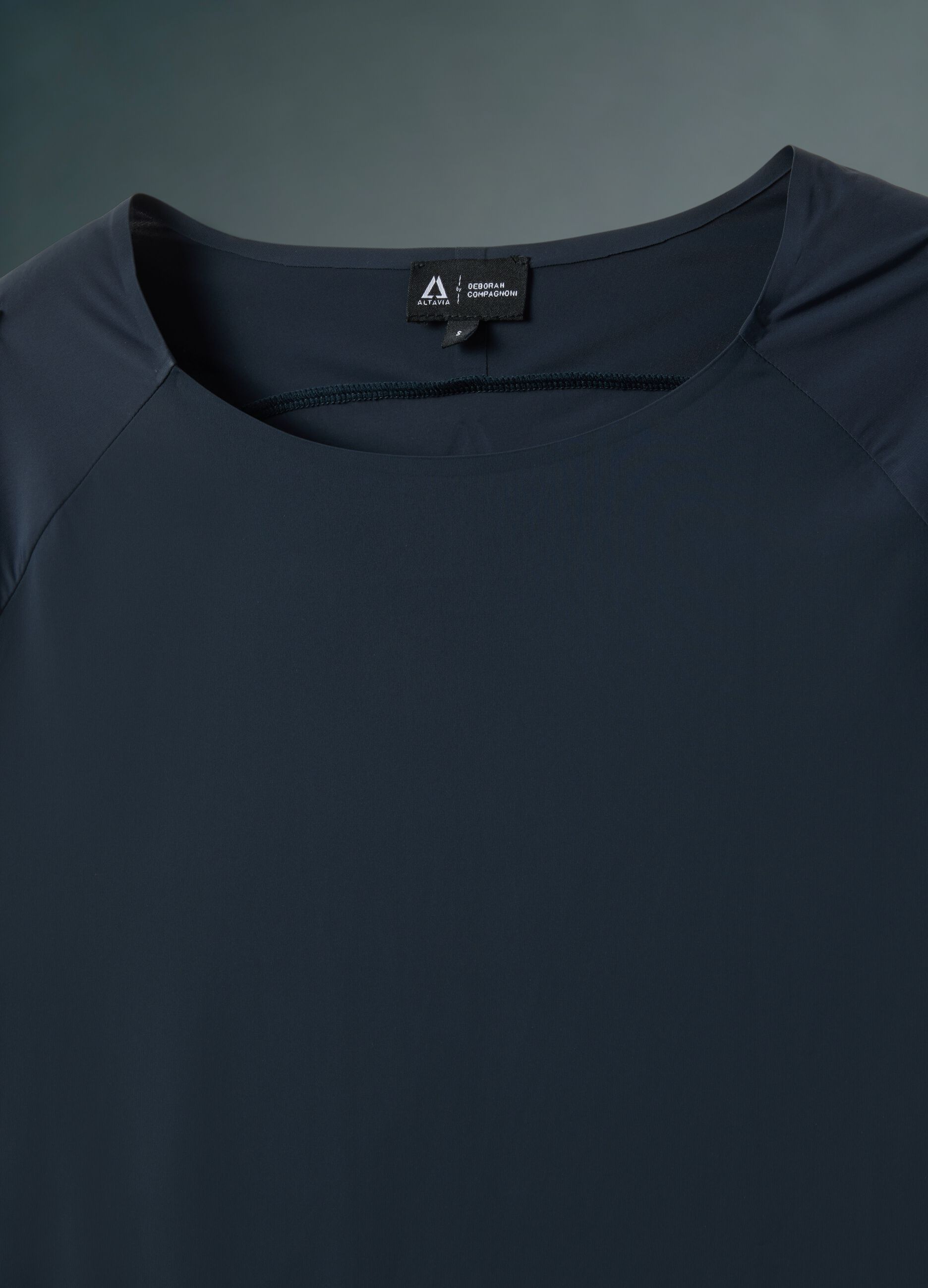T-shirt tecnica con inserti laserati ALTAVIA WITH DEBORAH COMPAGNONI